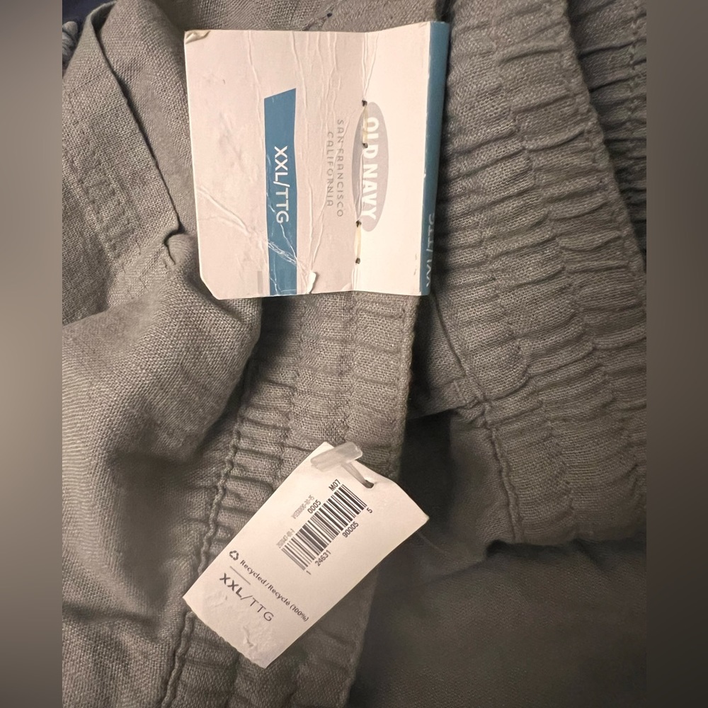 BNWT Grey / Taupe Old Navy linen pants